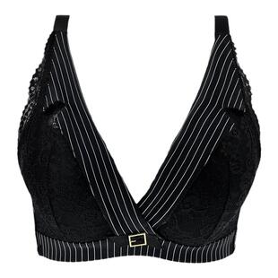 杰奎琳内衣女无钢圈大胸显小聚拢上托侧收副乳防下垂秋冬性感蕾丝