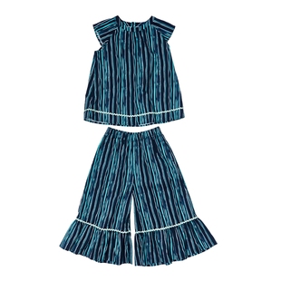 allblu幼岚【小飞袖海边度假套装】儿童套装25春夏新款女童透气