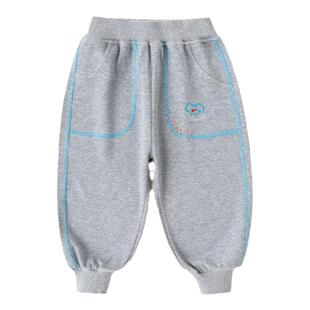 嘟嘟家儿童裤子春款卡通男童休闲裤春季女童束脚裤宝宝春装长裤潮