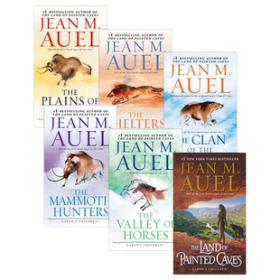 英文原版小说 Earth's Children 石器时代 爱拉传奇 洪荒孤女系列1-6册 Jean M. Auel 英文版 进口英语原版书籍