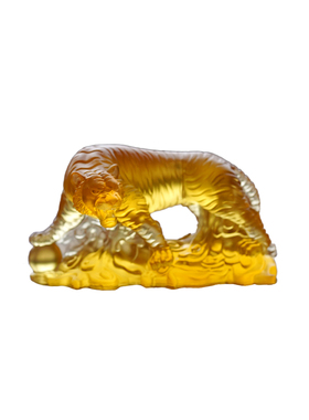 琉璃四大神兽白虎摆件
