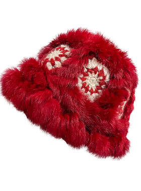 ROUIIEFAO渔夫帽户外可爱女冬季