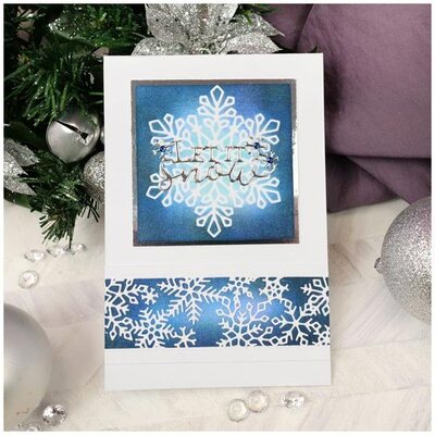圣诞雪花板切割刀模cutting dies scrapbooking压花圣诞刀模