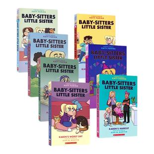 英文原版漫画书 Baby-sitters Little Sister Graphic Novel 保姆小妹系列 1-10 俏保姆俱乐部 英语桥梁书 儿童英语课外读物