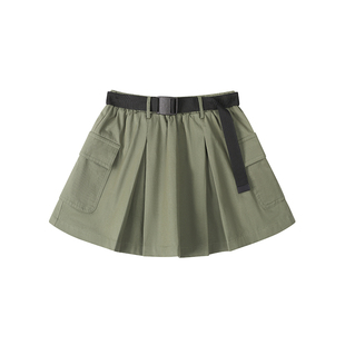 小小大星球童装 户外工装风防走光裙裤 夏季女童百搭短裤山系短裙