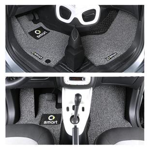 奔驰Smart脚垫斯玛特smartfortwo2座4座精灵一号#1#3专用丝圈脚垫