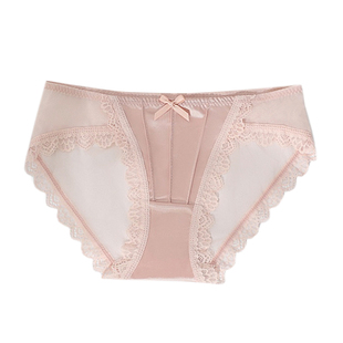 DPLAYSWEET【10A抗菌】性感蕾丝内裤女性感蚕丝抗菌裆底三角裤