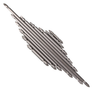 加硬S2钢双头十字 PH2批头PH3电批咀改锥1/4风批嘴起子带磁螺丝刀