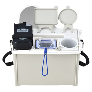 活虾箱 日本MEIHO原装进口7L养虾箱 配FUJI氧气泵 船钓明邦活饵箱