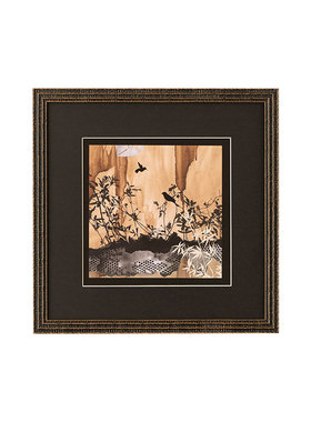中古风画框空框装裱复古油画装饰