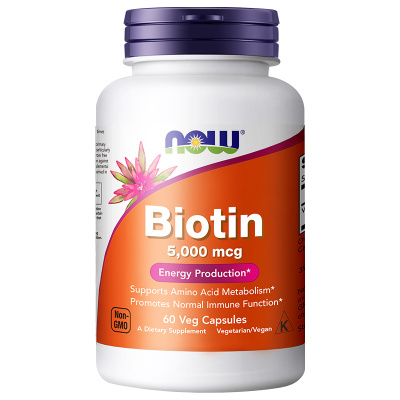 【自营】诺奥生物素biotin维生素h保护指甲B7呵护头发5000mcg胶囊