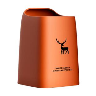 北欧风高颜值双层垃圾桶大容量家用简约纯色卧室客厅厨房卫生间