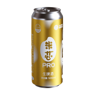 蝴蝶结精酿啤酒米芯pro生啤酒整箱大米拉格易拉罐全开盖大罐500