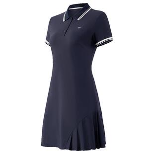 361运动连衣裙羽毛球服女2026新款短袖polo专业连体网球服网球裙