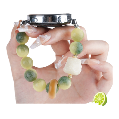 适用vivowatch3手表新中式五彩watch5表带星辉皓月菩提青柠辰夜黑月光白运动watch2智能女生夏天国风表链透气