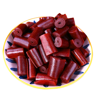 山楂果丹皮边角料正宗老式果丹皮山楂卷解腻解馋小吃休闲小零食