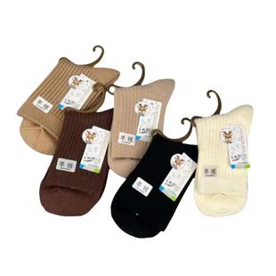 羊毛袜儿童袜子男童女童中长筒袜加厚保暖防臭宝宝秋冬款长袜羊绒