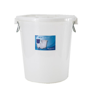 加厚食品级塑料大白桶家用储水桶带盖大水桶酿酒发酵桶大胶桶圆形