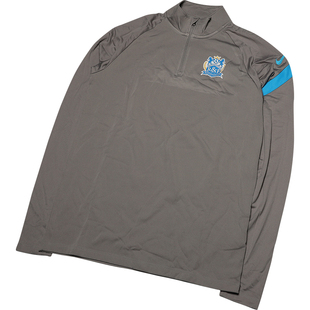 天天正品耐克2021中超广州富力加绒保暖半拉链训练服CT4755-003