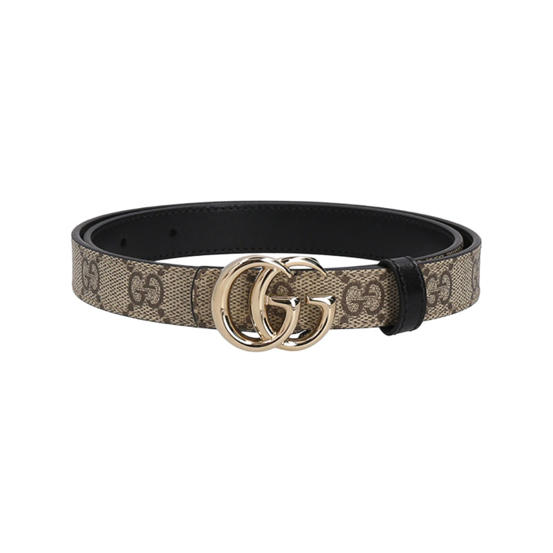 【自营】Gucci/古驰 女士不可裁剪双面窄版皮带腰带 847132 FAFCN