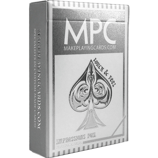 MPC3D立体收藏扑克牌限量版创意个性花切花式艺术桌游可触摸盲文