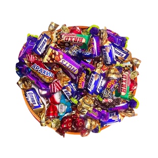 5斤俄罗斯巧克力混合糖果新年货喜糖紫皮糖小零食官方旗舰店过年