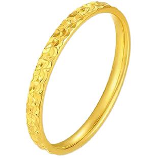 轻奢爆闪碎碎冰碎金戒指女2025年网红爆款满天星18k金素圈指环新