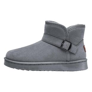 雪地靴男款冬季加绒加厚保暖面包鞋防水防滑皮毛一体防寒东北棉鞋