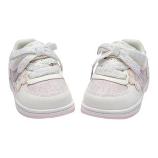 巴拉巴拉宝宝稳步鞋女童防滑板鞋儿童透气慢跑鞋春秋新款童鞋超