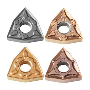 刃天下桃型不锈钢专用外圆车刀片WNMG080404-BF/BM/BR/DF桃形刀头
