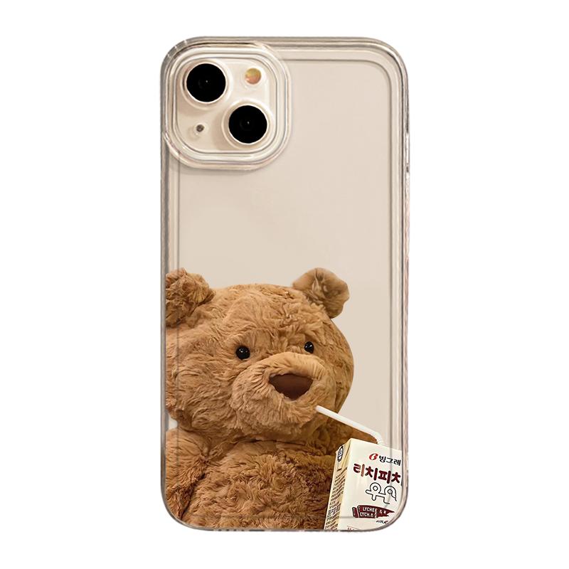 jellycat巴塞罗熊手机壳适用苹果16可爱iphone15promax卡通14plus女款13mini创意12新款11个性x/8/xr/xs/7/se