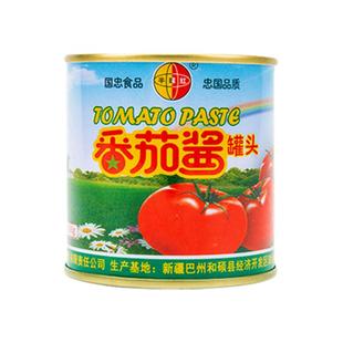 半球红新疆番茄酱无添加198g商用批发家用国忠西红柿膏官方旗舰店