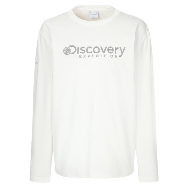明星同款Discovery探索户运动训练长袖套头T恤男女同款秋冬RL3Q