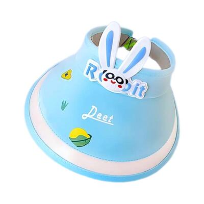 儿童空顶女孩夏季大帽檐防晒帽