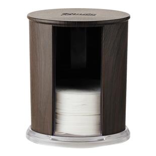 Bincoo咖啡圆形旋转滤纸盒意式通用51/53/58mm摩卡壶专用滤纸60mm