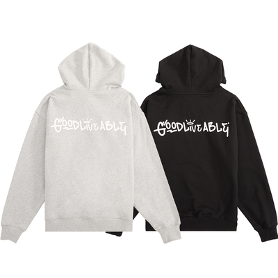 GOODLIVEABLE印花连帽卫衣