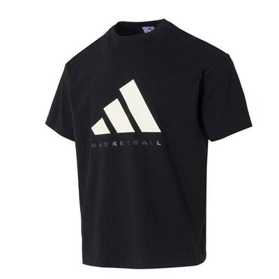 Adidas阿迪达斯男女同款2026春季新款SS TEE纯棉短袖T恤KB7560