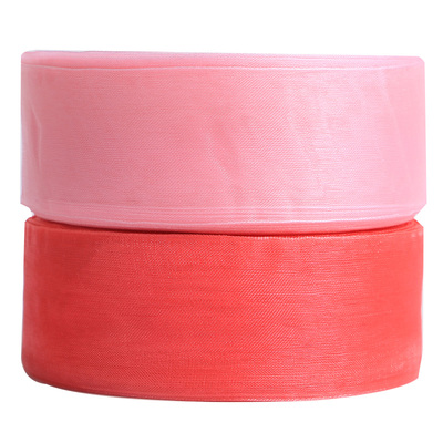 4cm宽透明白丝带diy雪纱带蛋糕