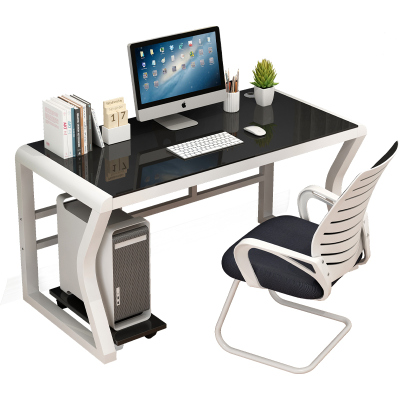 钢化玻璃简约现代风学习书写字台