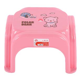 珠江塑料矮凳子加厚防滑矮凳成人儿童凳子卡通家用方凳塑胶低凳