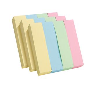 晨光便利贴小学生专用便签纸便签本索引贴彩色便签高颜值初中生专用书页标签贴透明贴纸长条便签纸3d立体便签