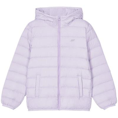 斯凯奇童装冬季款男女中大童流行短款羽绒服外套轻质加绒保暖上衣