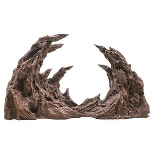 鱼缸石头造景石仿真松皮石空灵山谷青龙石大峡谷山峰成品骨架套餐