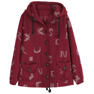 胖妈妈春秋装洋气外套中老年人