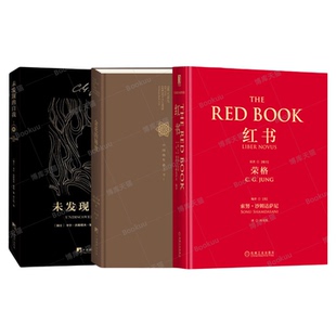 荣格作品集全套3册 未发现的自我+红书+金花的秘密-中国的生命之书 梦境灵魔与精神追寻历程 精神分析心理学理论手稿 心理学书籍