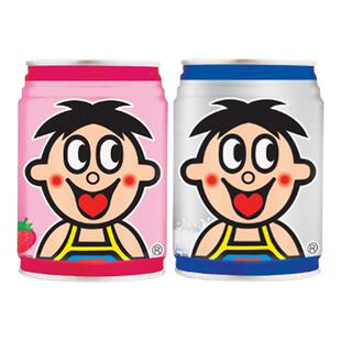 旺旺O泡果奶味饮料罐装草莓原味休闲学生儿童送礼物245ml*24批发