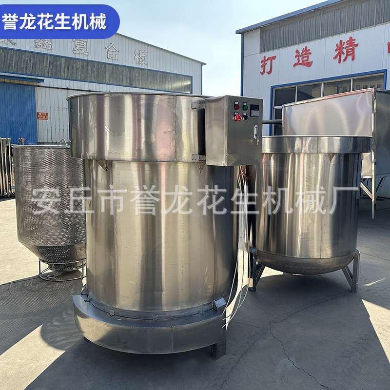 山东不锈钢水煮花生设备 卤味花生煮锅吊笼 五香花生果蒸煮入味锅