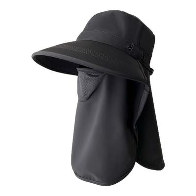 夏天帽子遮阳女夏季防晒面罩防紫外线大檐遮脸护颈骑车全方位太阳