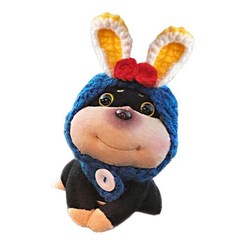 2025新款蜜蜂狗车内装饰摆件汽车中控台屏幕趴趴公仔车载公仔玩偶