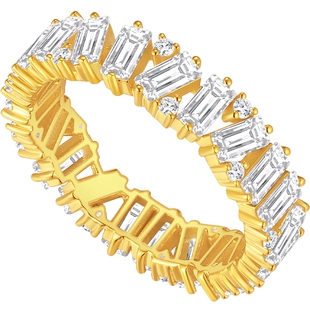 潮宏基至简s925银戒指银饰戒圈指环手饰礼物ins风高级感职场通勤